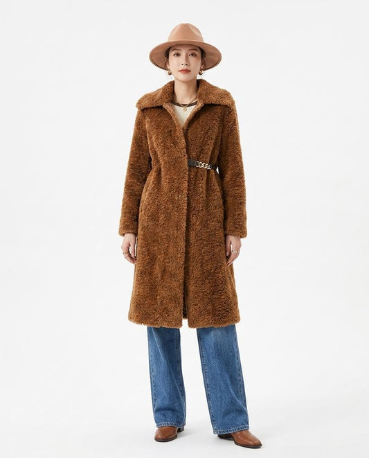 Nord Wear - Visel | Textured Belted Coat Women