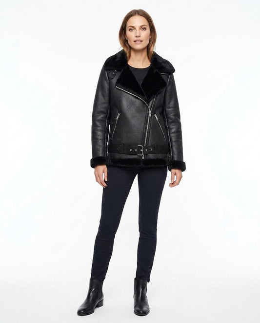 Nord Wear - Zesan | Shearling-Lined Belted Jacket Women