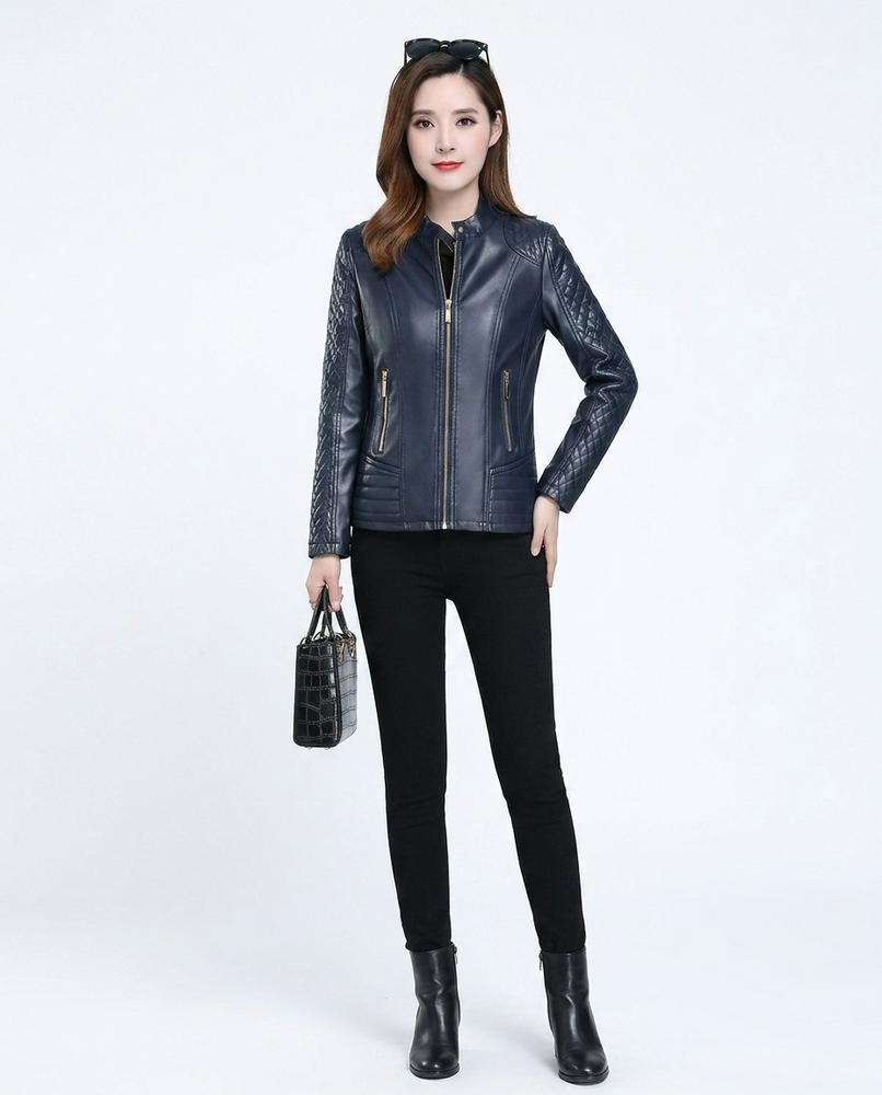 Nord Wear - Rasen | Quilted Slim-Fit Leather Jacket Women