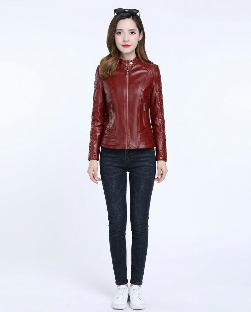 Nord Wear - Rasen | Quilted Slim-Fit Leather Jacket Women