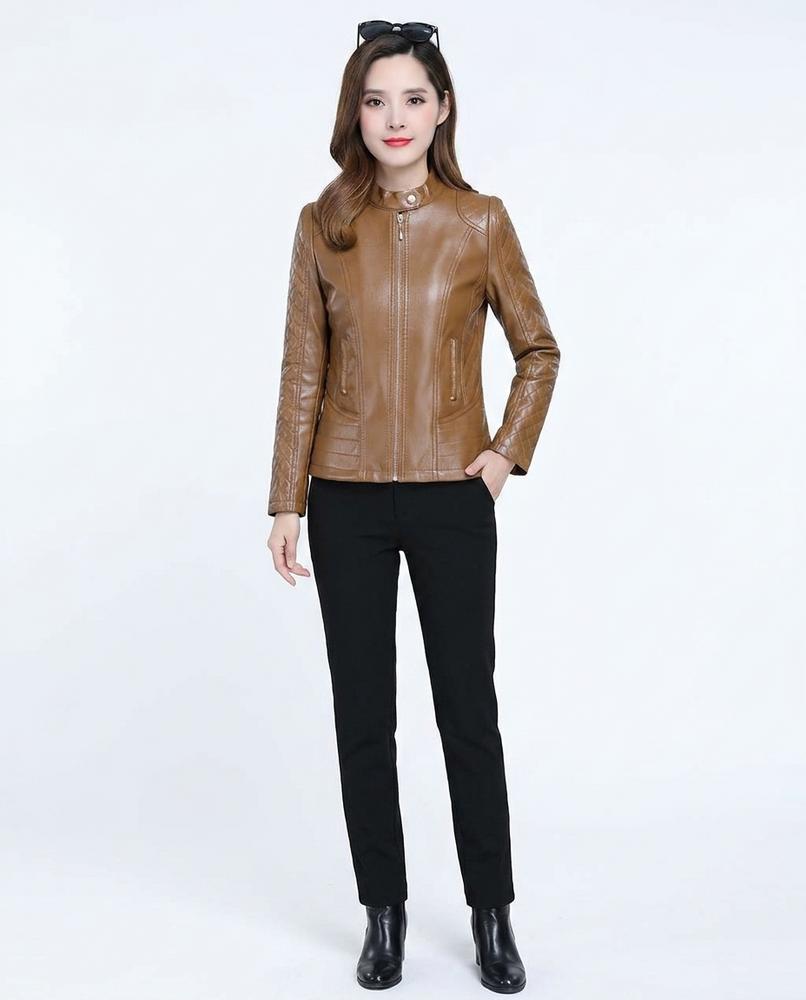 Nord Wear - Rasen | Quilted Slim-Fit Leather Jacket Women