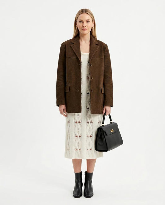 Nord Wear - Savan | Suedette Single-Breasted Blazer Women