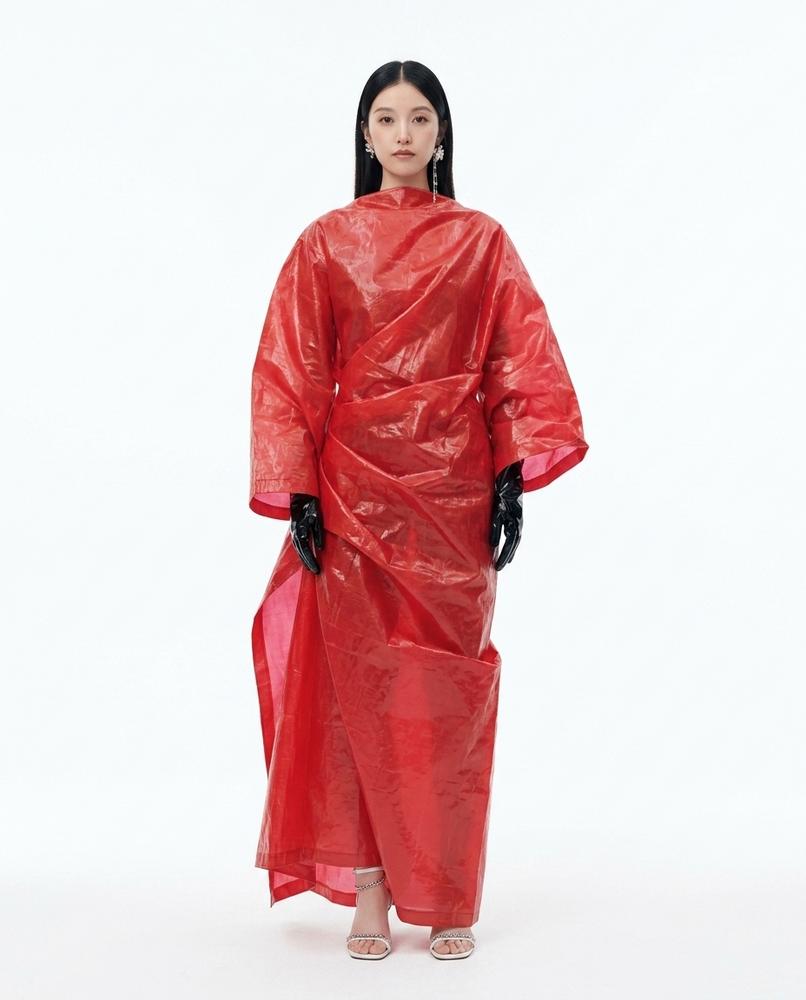 Nord Wear - Zevan | Draped High-Neck Maxi Dress Women