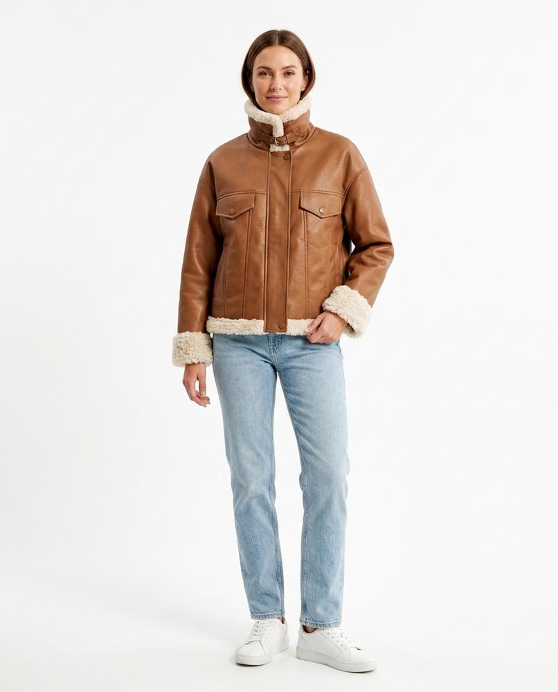 Nord Wear - Lomon | Shearling-Trimmed Relaxed-Fit Jacket Women