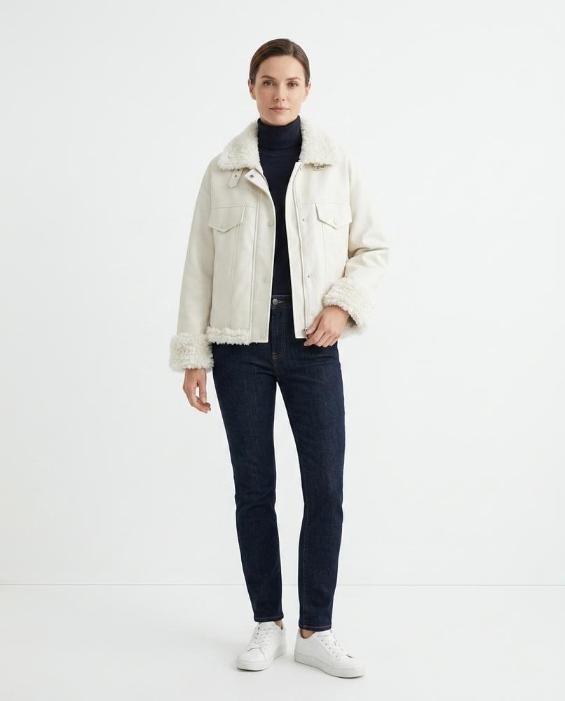 Nord Wear - Lomon | Shearling-Trimmed Relaxed-Fit Jacket Women