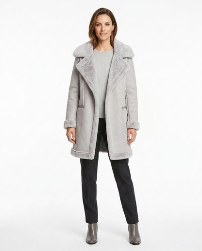 Nord Wear - Lysil | Shearling-Lined Suede-Effect Coat Women