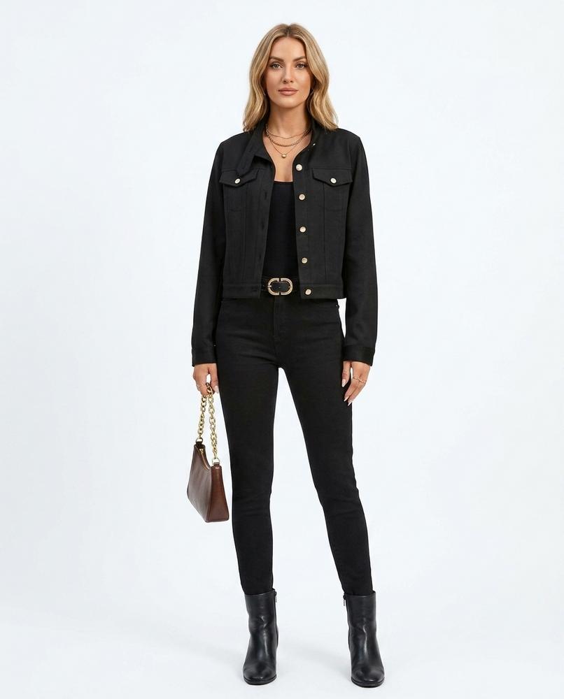 Nord Wear - Sadar | Suede-Look Cropped Jacket Women
