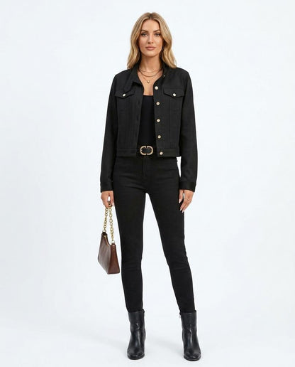 Nord Wear - Sadar | Suede-Look Cropped Jacket Women