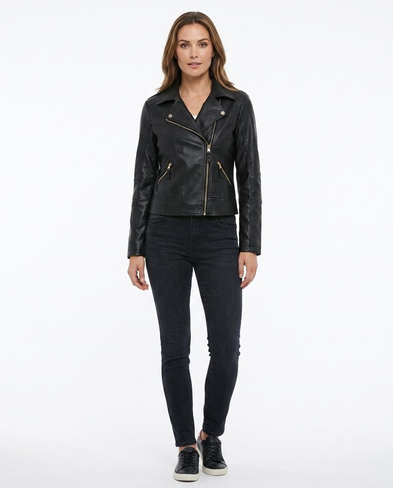 Nord Wear - Vamin | Asymmetrical Fitted Leather Jacket Women