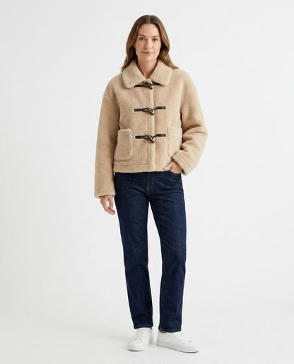 Nord Wear - Rosol | Teddy Fleece Toggle-Fastening Jacket Women