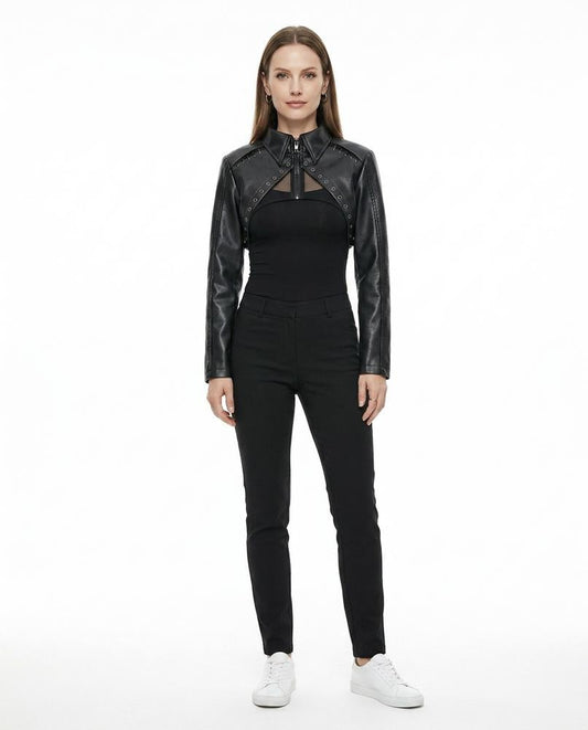 Nord Wear - Titir | Cropped Studded Jacket Women