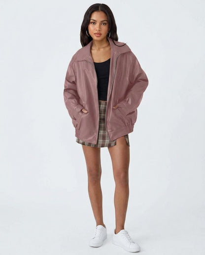Nord Wear - Rasol | Faux Leather Oversized Jacket Women