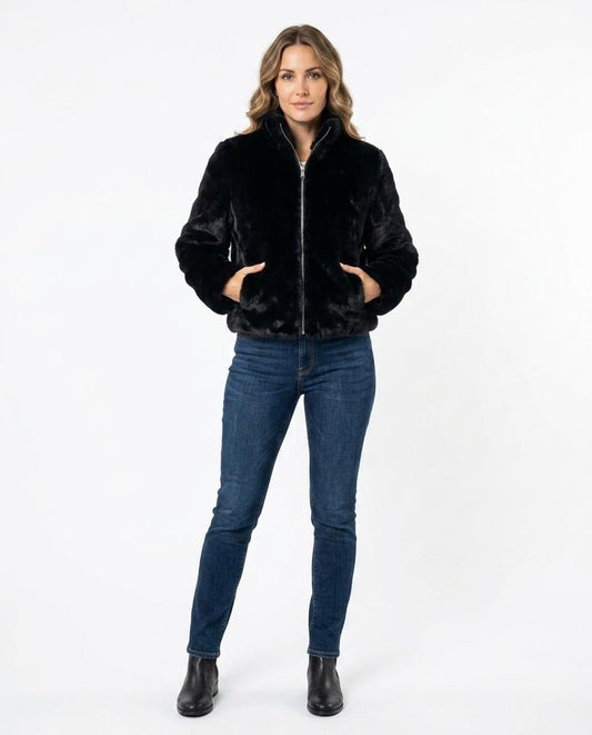 Nord Wear - Cakar | Faux Fur Zip-Up Jacket Women