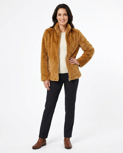 Nord Wear - Cakar | Faux Fur Zip-Up Jacket Women