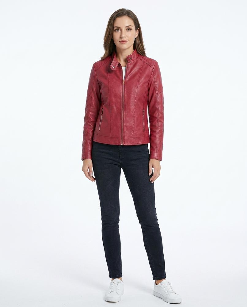 Nord Wear - Elken | Shearling-Lined Fitted Leather Jacket Women