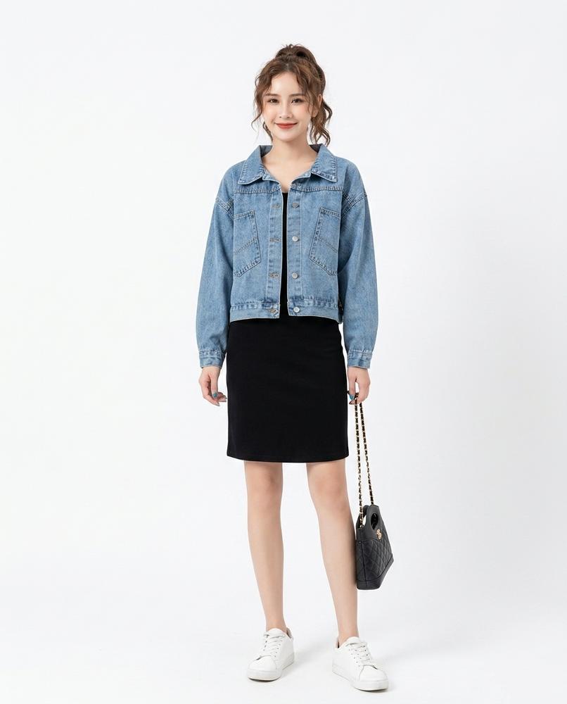 Nord Wear - Mikar | Washed Cropped Denim Jacket Women