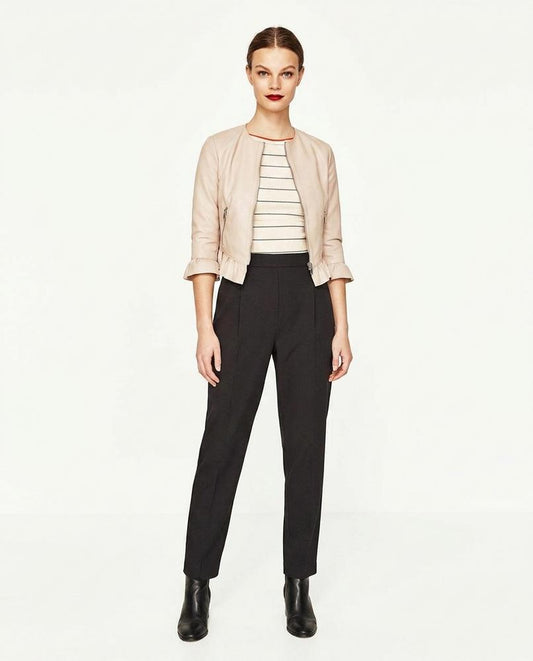 Nord Wear - Lerel | Ruffled Collarless Jacket Women