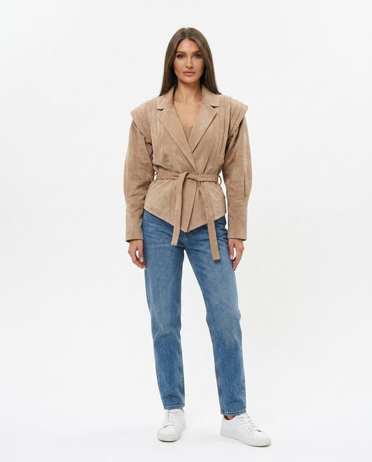 Nord Wear - Cosen | Belted Suede-Look Jacket Women