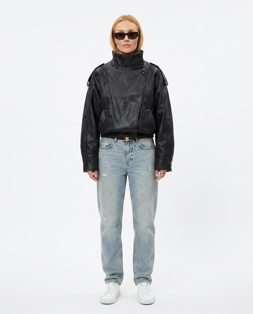 Nord Wear - Coken | Faux-Leather High-Neck Jacket Women
