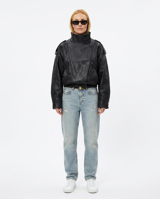 Nord Wear - Coken | Faux-Leather High-Neck Jacket Women