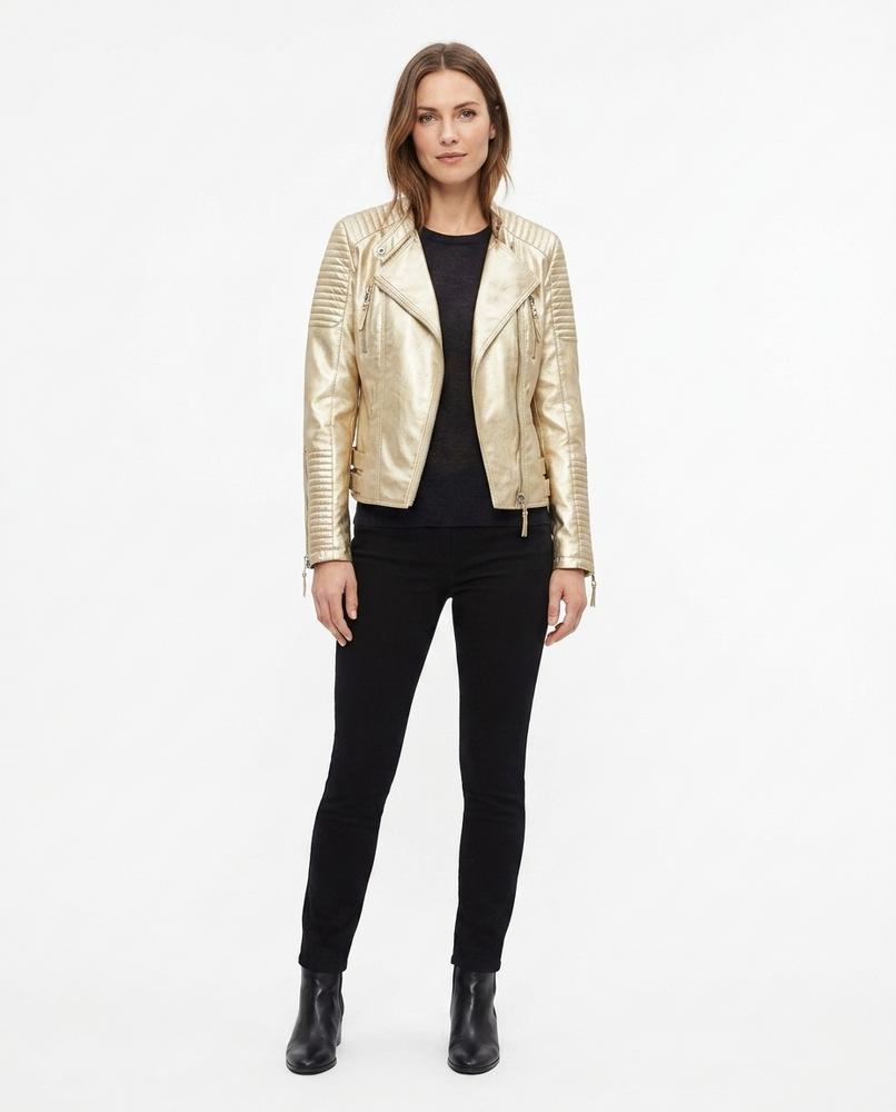 Nord Wear - Nikar | Quilted Asymmetrical Leather Jacket Women
