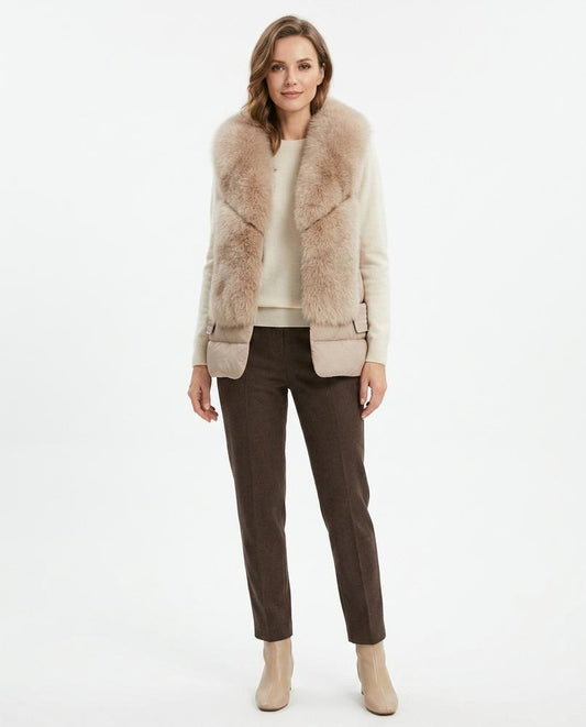 Nord Wear - Niran | Fur-Trimmed Padded Vest Women