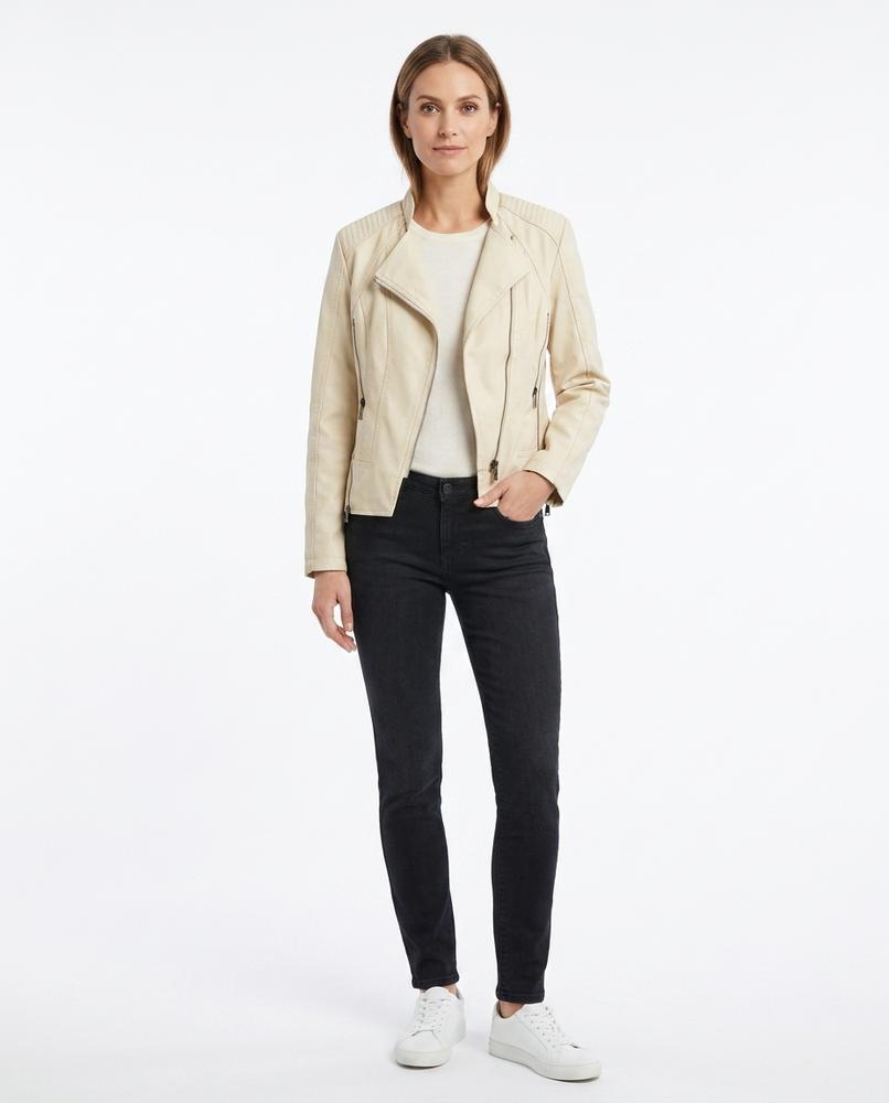 Nord Wear - Zaram | Quilted Asymmetrical Leather Jacket Women
