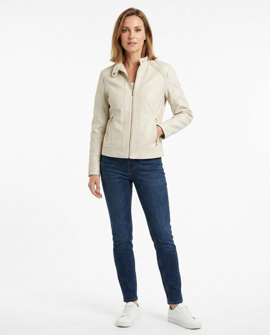 Nord Wear - Novar | Faux Leather Zipped Jacket Women