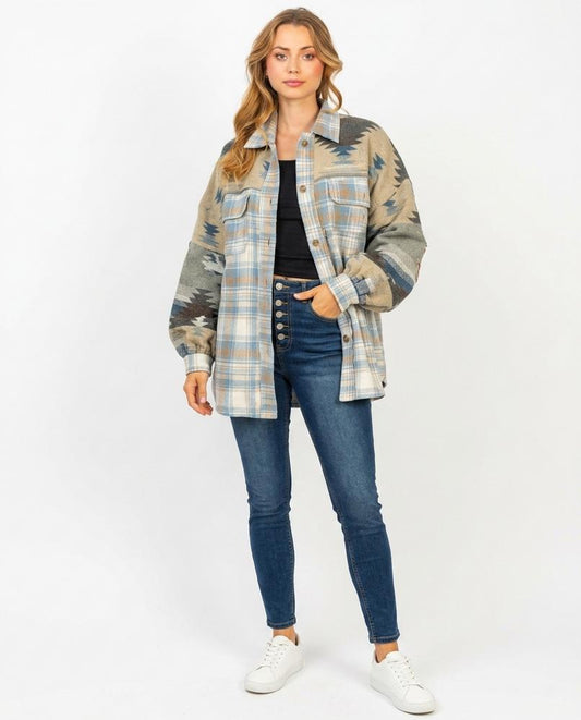 Nord Wear - Daver | Patterned Oversized Jacket Women