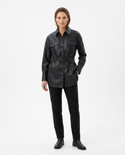 Nord Wear - Nosil | Belted Faux-Leather Dress Women