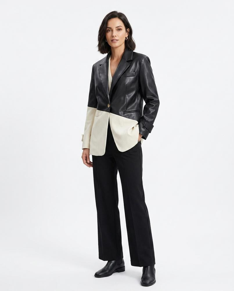 Nord Wear - Yoser | Two-Tone Asymmetrical Blazer Women