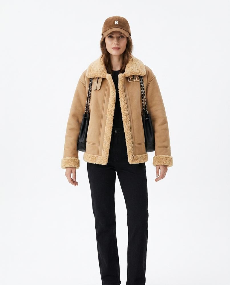 Nord Wear - Lasin | Shearling-Lined Oversized Jacket Women