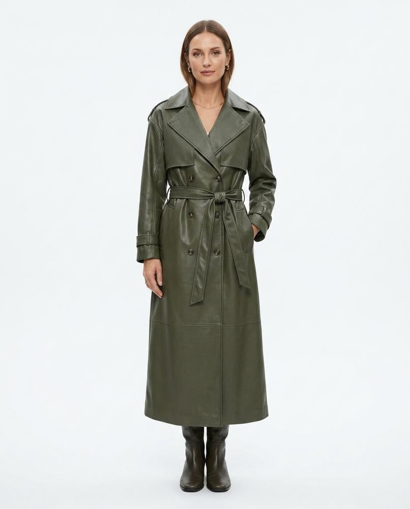 Nord Wear - Kalor | Coated Double-Breasted Coat Women
