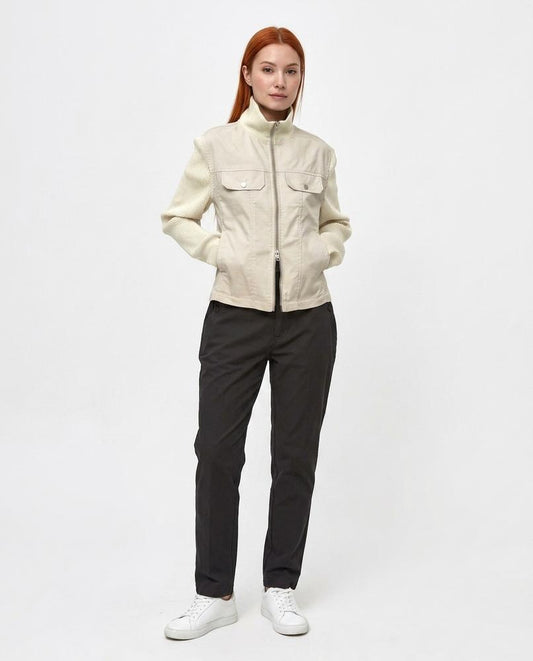 Nord Wear - Rosen | Ribbed-Sleeve Zip-Up Jacket Women