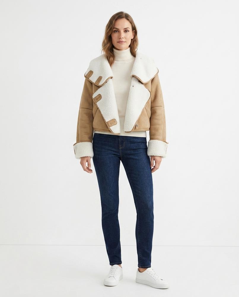 Nord Wear - Eldar | Shearling-Lined Cropped Jacket Women