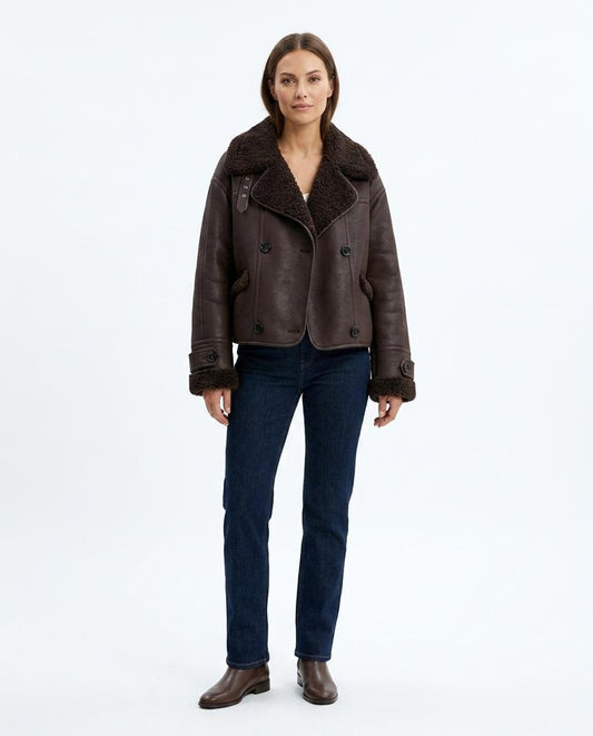 Nord Wear - Caram | Shearling-Lined Double-Breasted Jacket Women